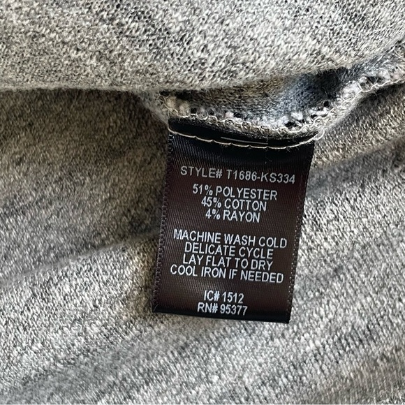 🏷️ 4/$25 Sanctuary Preppy Beacon Stripe Lace-Up French Terry Pullover Sweater - Picture 8 of 8